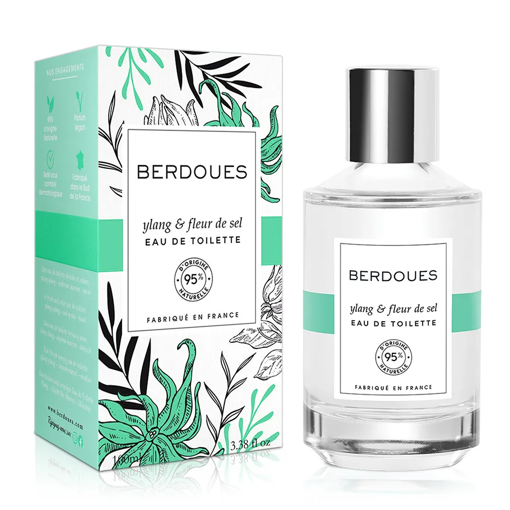 【Berdoues 1902】摩登雅致 鹽之花&依蘭淡香水100ml(專櫃公司貨)