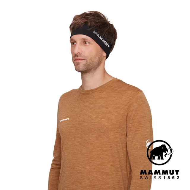 Mammut 長毛象 Tree Wool Headband 羊毛混紡快乾抗臭頭帶 黑色 #1191-01930