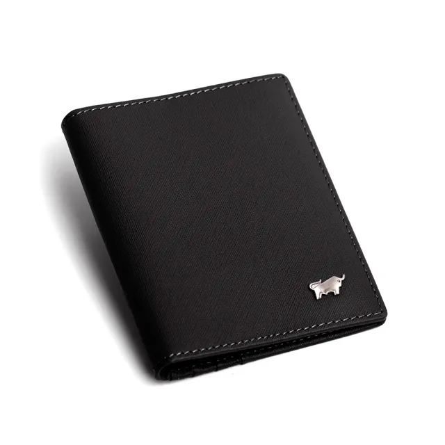 【BRAUN BUFFEL 德國小金牛】HOMME-M 10卡名片夾-黑色(BF306-401-BK) 送禮推薦