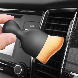 【Dagebeno荷生活】汽車空調儀表板清潔刷 3C家電鍵鼠螢幕除塵掃(2入)