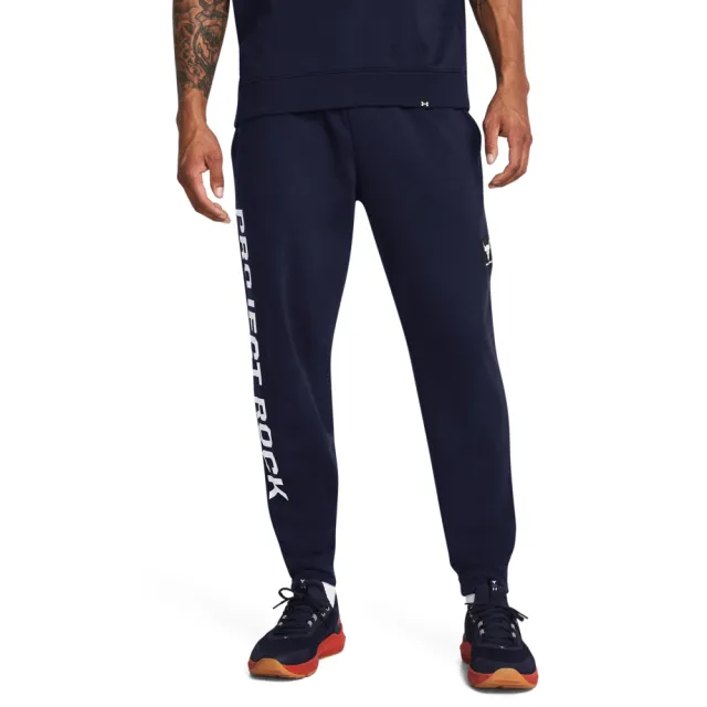 【UNDER ARMOUR】UA 男 Pjt Rock Terry Jogger長褲_1377430-410(深藍)