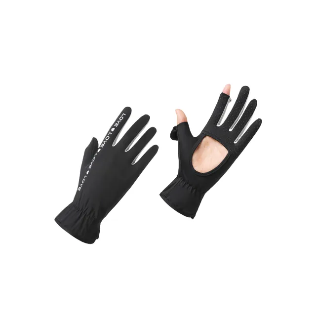 【kingkong】冰絲原紗鏤空防曬手套 透氣機車手套(防紫外線)