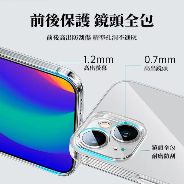 【ESR 億色】iPhone 14 Pro 強化玻璃背板防摔保護殼(冰晶琉璃)