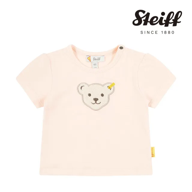 【STEIFF】熊頭童裝 公主袖短袖T(短袖上衣)