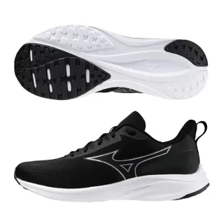 【MIZUNO 美津濃】慢跑鞋 男鞋 運動鞋 緩震 一般型 超寬楦 ESPERUZER 黑白 K1GA244401