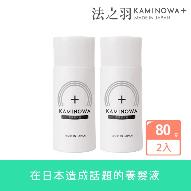 KAMINOWA 法之羽 養髮液(80g X ３入瓶裝 日本