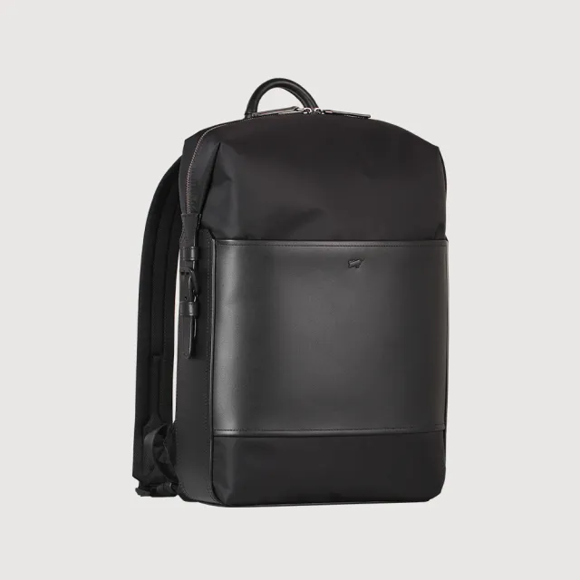 【BRAUN BUFFEL 德國小金牛】尼爾-B 後背包-黑色(BF522-73-BK) 男包送禮推薦