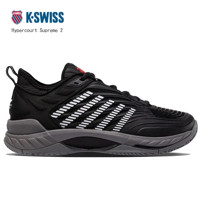 【K-SWISS】進階網球鞋 男鞋 黑 Hypercourt Supreme 2
