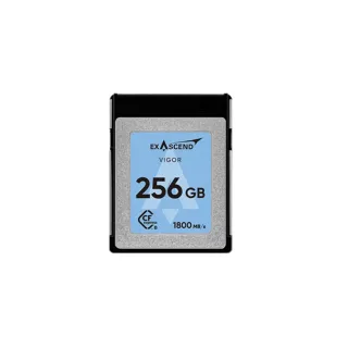 【Exascend】VIGOR CFexpress Type B 高速低功耗記憶卡 256GB(公司貨)
