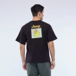 【JEEP】男裝 吉普鴨相印純棉短袖T恤-男女適穿(黑色)