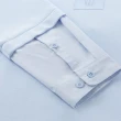 【GAP】女裝 Logo假兩件圓領長袖T恤-藍色(452253)
