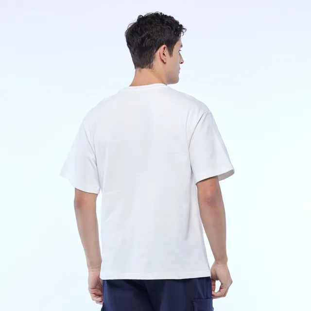【JEEP】男裝 美吉普鴨純棉短袖T恤-男女適穿(白色)