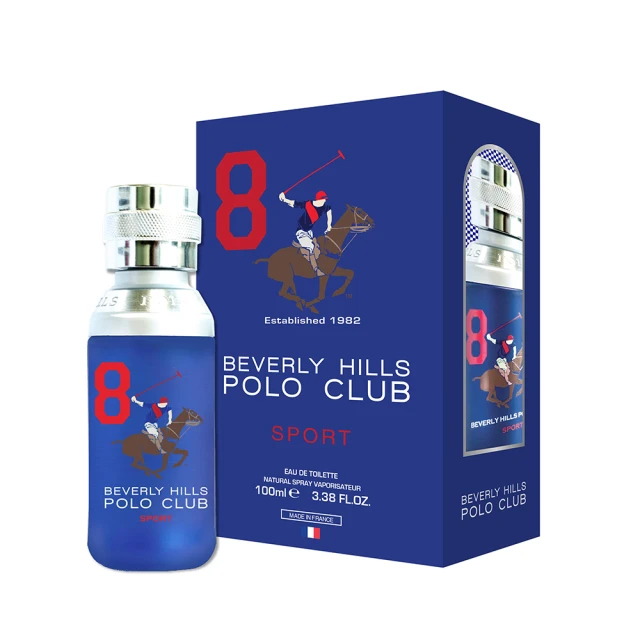 B.H.POLO 藍色馬球騎士精神男性淡香水 100ml(專櫃公司貨)