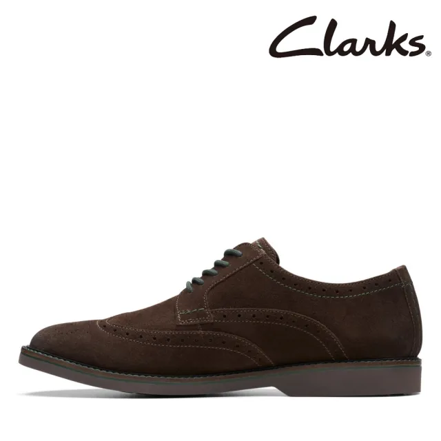 【Clarks】男鞋Atticus LT Limit 復古擦色感正裝休閒鞋(CLM73555D)