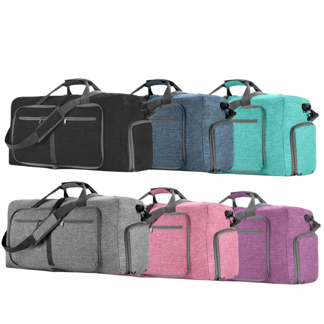 【LEBON】摺疊牛津布整理收納袋-85L(衣物收納 玩具收納 拉桿包 行李袋 旅行袋 手提袋 健身運動包)