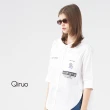 【Qiruo 奇若名品】春夏專櫃白色七分袖襯衫2099A 休閒上衣(個)