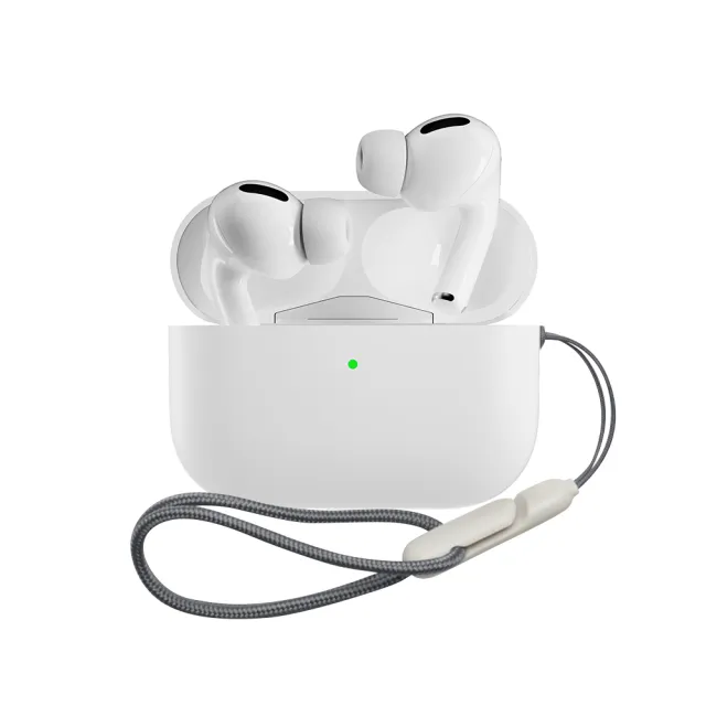 Apple 蘋果】獨家保護套+掛繩組AirPods Pro 2 (USB-C充電盒) - momo