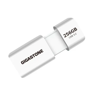 【GIGASTONE 立達】256GB USB3.1 極簡滑蓋隨身碟 UD-3202白(256G USB3.1高速隨身碟)