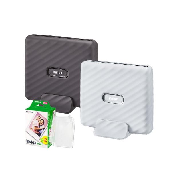 【FUJIFILM 富士】instax LINK WIDE 寬幅型相印機 原廠公司貨(20張底片組合)