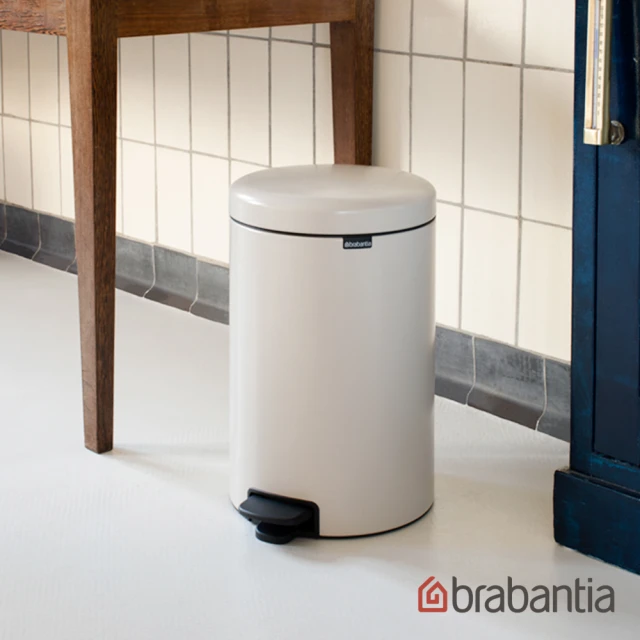 Brabantia NEWICON環保垃圾桶-12L月牙白(