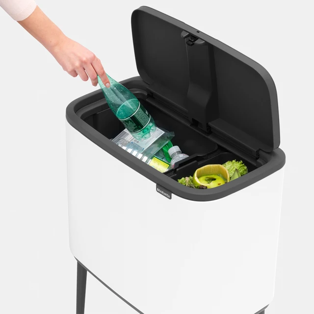 Brabantia NEWICON環保垃圾桶-12L月牙白(