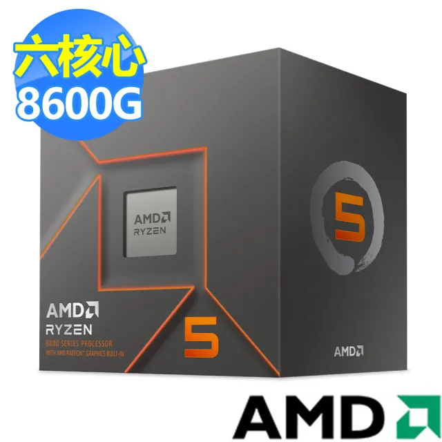 【MSI 微星】B650+R5-8600G★AMD Ryzen 5-8600G 六核心處理器+微星B650 GAMING PLUS WIFI 主機板(板+U)