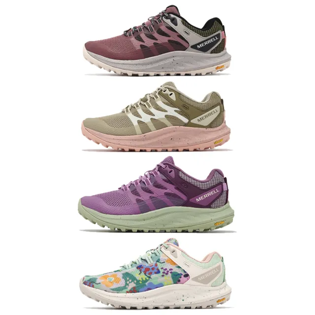 【MERRELL】戶外鞋 Antora 3 女鞋 抗撕裂 網布 支撐 黃金大底 郊山 健行 運動鞋 單一價(ML068216)