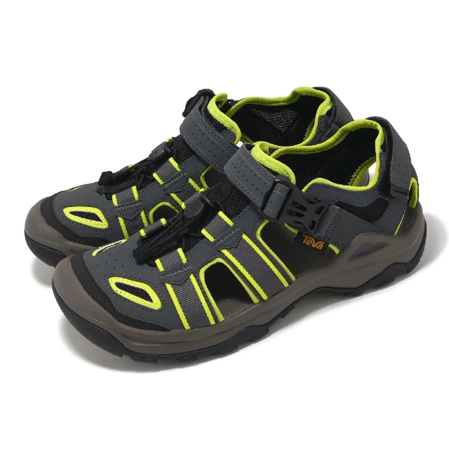【TEVA】護趾水陸機能鞋 M Omnium 2 男鞋 暗影灰 戶外鞋 抓地 緩衝 郊山 健行 運動鞋(1019180DKS)