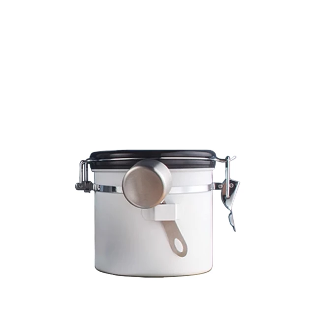 【選物優品】304不鏽鋼咖啡豆密封罐(單向排氣閥真空密封儲物保鮮罐 - 1200ml)
