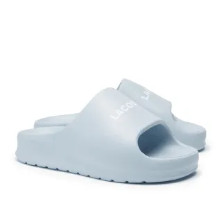 【LACOSTE】SERVE SLIDE 女鞋 厚底防水拖鞋 淡藍 外出拖鞋 室內拖鞋(47CFA0020_LB2 24ss)