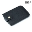 【希賽德】快速抽拉真皮卡包 RFID牛皮卡夾零錢包 零錢卡包 證件夾票卡夾 信用卡片夾 證件卡片夾(卡片包)