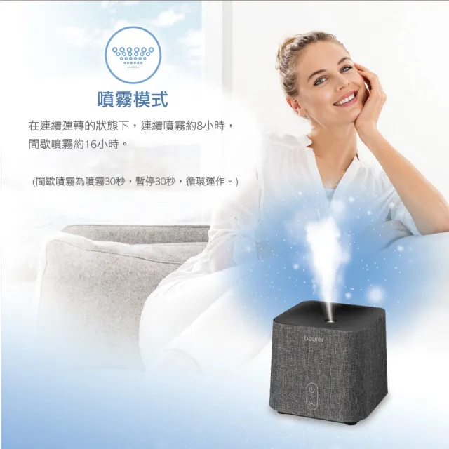 【beurer 德國博依】芳療水氧機 LA 35(水氧機/香氛機/擴香機 三年保固)