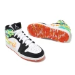 【NIKE 耐吉】休閒鞋 Air Jordan 1 Mid SE GS 大童 女鞋 黑 橘 Drip AJ1 皮革(DJ6563-038)