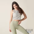 【ELLE ACTIVE】女款 舒適彈力瑜珈褲-淺綠色(EA24M2W3701#41)