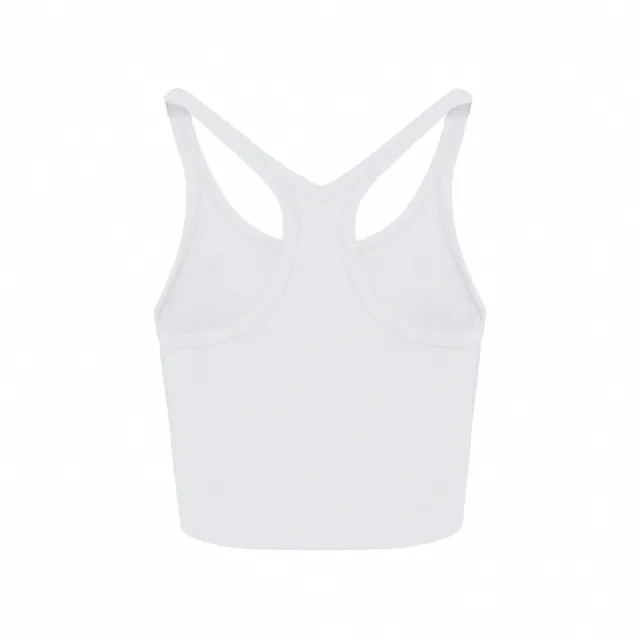 【ELLE ACTIVE】女款 修身細肩帶短背心-白色(EA24M2W1001#90)