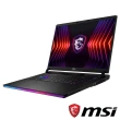 【MSI 微星】17吋i9 RTX4090 電競筆電(Raider GE78 HX/i9-14900HX/64G/2TB SSD/W11P/14VIG-696TW)