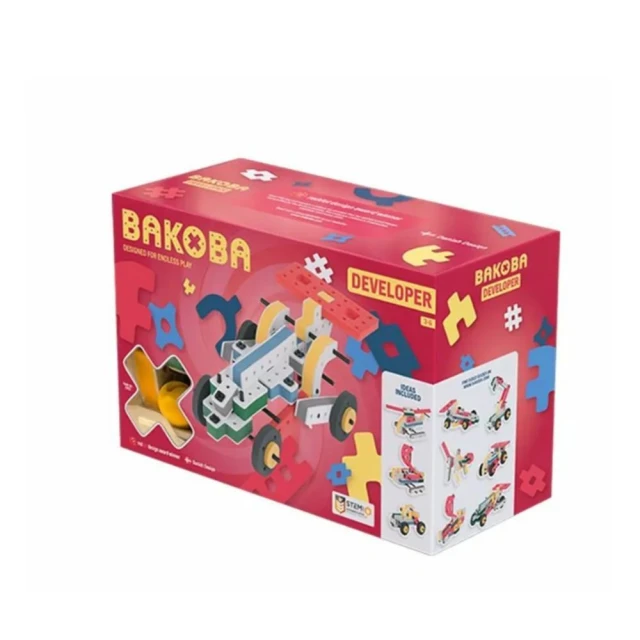 BAKOBA 漂浮積木第二代探索系列 Developer - 幼幼腦力開發者組49件(3到6歲/積木/德國紅點設計/STEM)