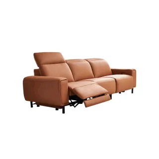【Taoshop 淘家舖】科技布藝沙發客廳現代簡約真皮輕奢多功能直排電動雙人沙發(三人位全部電動)