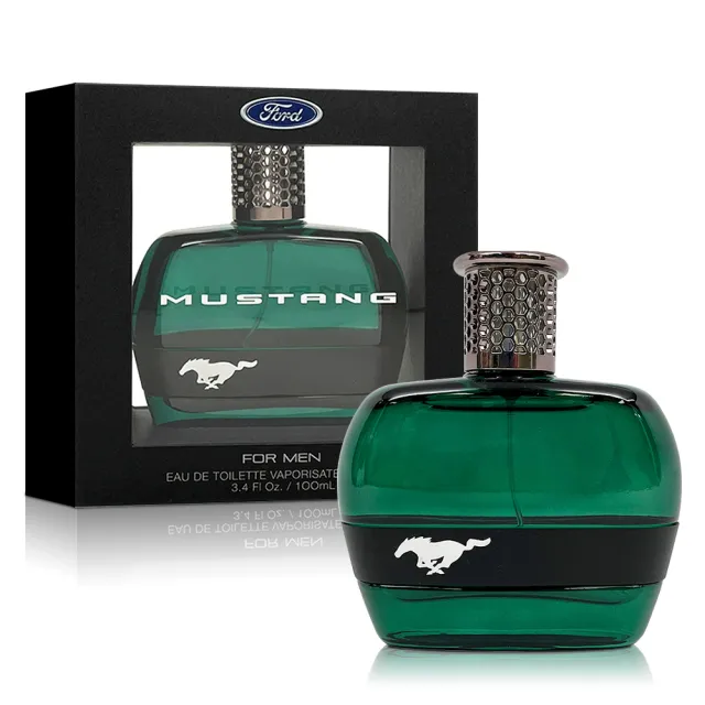 【FORD MUSTANG 福特野馬】美式傳奇綠鑽男性淡香水100ml(專櫃公司貨)(其他規格)