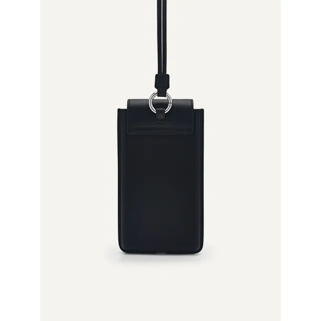 【PEDRO】薄型掛式翻蓋手機袋-黑/白/綠/紫羅蘭(小CK高端品牌 禮物)
