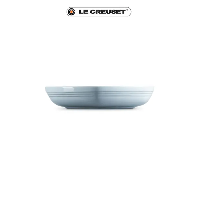 【Le Creuset】瓷器心型盤-中(海岸藍)