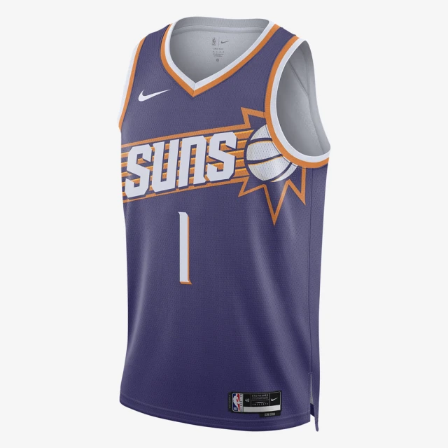 NIKE 耐吉 背心 男款 運動背心 NBA球衣 太陽隊 PHX MNK DF SWGMN JSY ICN 23 紫 DV4855-566