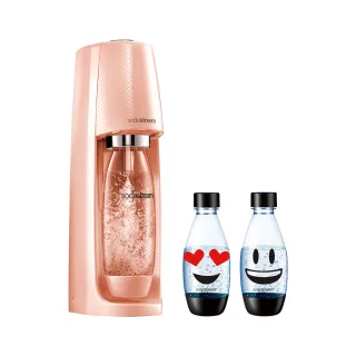 【Sodastream】時尚風自動扣瓶氣泡水機Spirit+電動牙刷