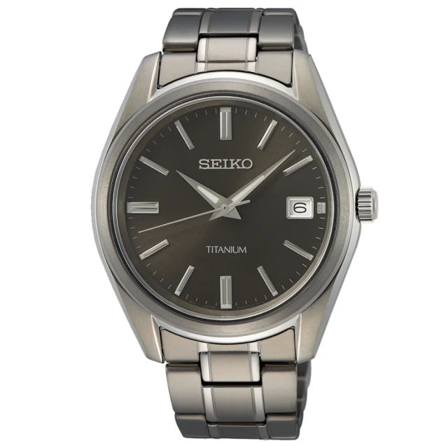 SEIKO 精工 CS系列 鈦金屬 日系簡約腕錶 交換禮物 聖誕節(SUR375P1/6N52-00B0D)