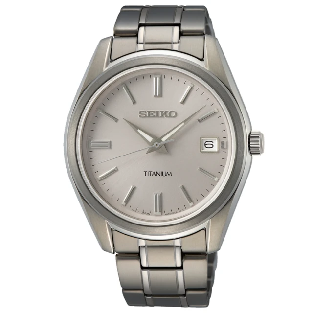 SEIKO 精工 CS系列 鈦金屬 日系簡約腕錶 交換禮物 聖誕節(SUR369P1/6N52-00B0S)