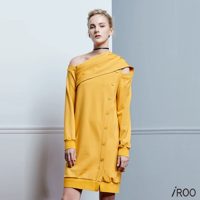 iROO 復古手工花裝飾洋裝優惠推薦