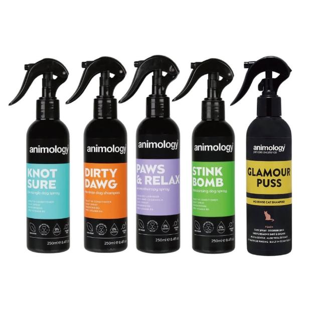 【動物美學】寵物噴霧 香氛/順毛/乾洗澡 250ml/瓶；兩瓶組 多種可挑選(寵物香氛噴霧 寵物乾洗澡 洗毛精)