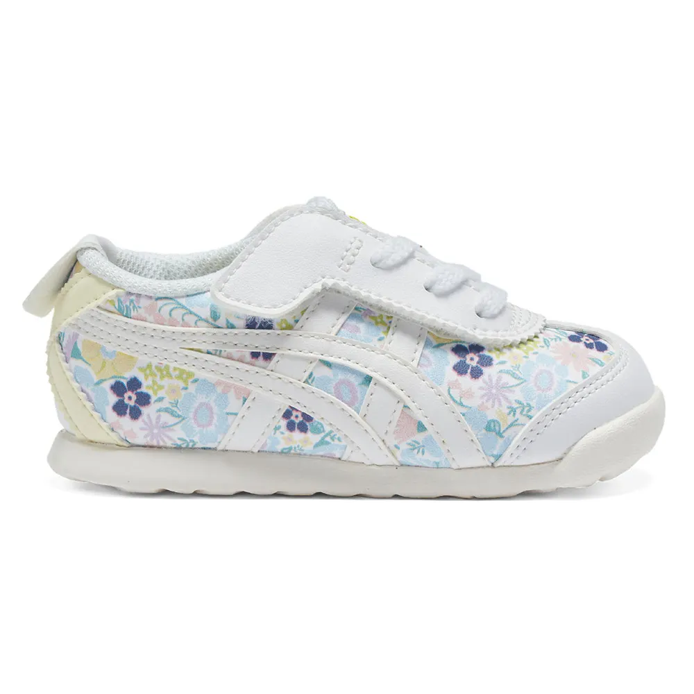 【Onitsuka Tiger】Onitsuka Tiger鬼塚虎-KIDS藍綠花紋底白虎爪紋 MEXICO 66 小童鞋(1184A210-100)