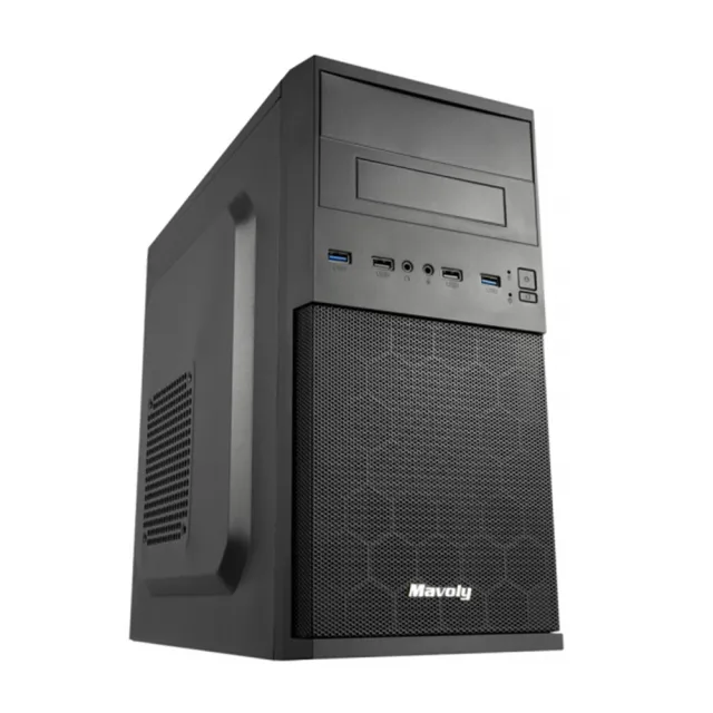 【微星平台】i3四核 Win11{謹冥錠III W}文書機(i3-14100/H610/8G/2TB)