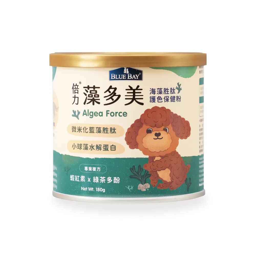 【BLUE BAY】倍力藻多美 海藻胜肽護色保健粉180g(犬貓護色保健)